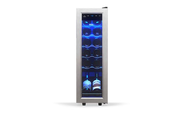 TCL 12 Bottles Single Temperature Zone Free Standing Wine Cooler