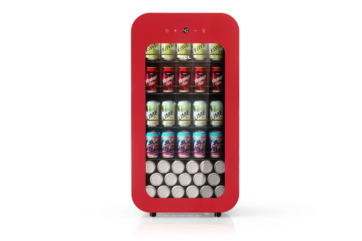 TCL 17.7 Inch 94 Cans Tech-Inspired Showcase Beverage Cooler - BC94L2R
