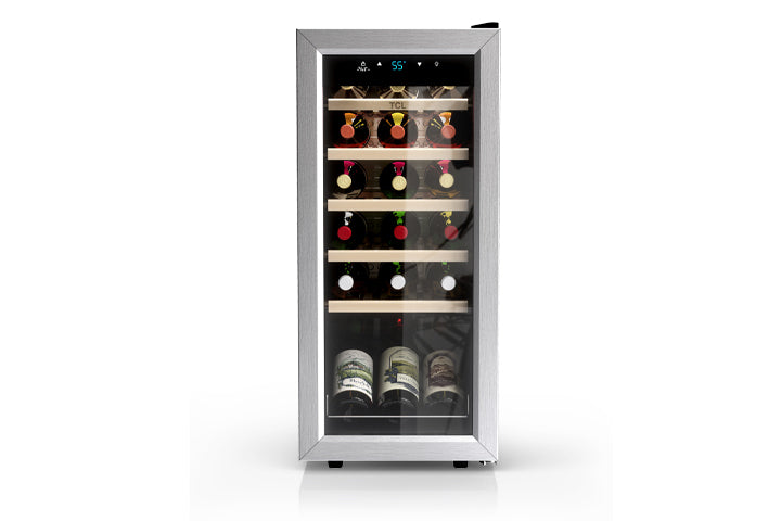TCL 18 Bottles Single Temperature Zone Free Standing Wine Cooler - WC18L1S