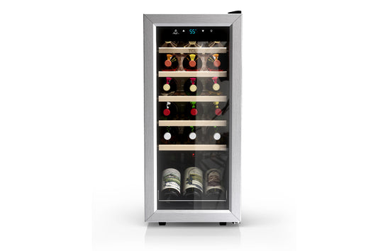 TCL 18 Bottles Single Temperature Zone Free Standing Wine Cooler - WC18L1S