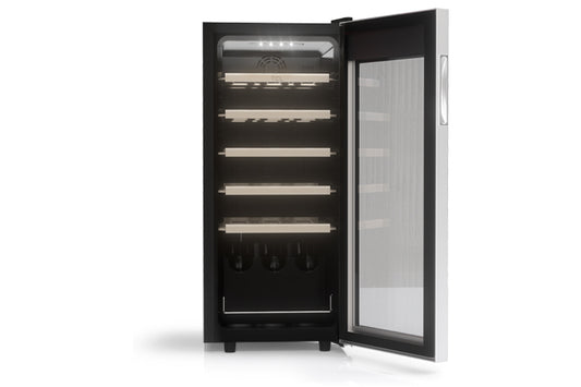 TCL 18 Bottles Single Temperature Zone Free Standing Wine Cooler - WC18L1S
