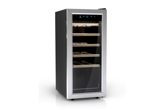 TCL 18 Bottles Single Temperature Zone Free Standing Wine Cooler - WC18L1S