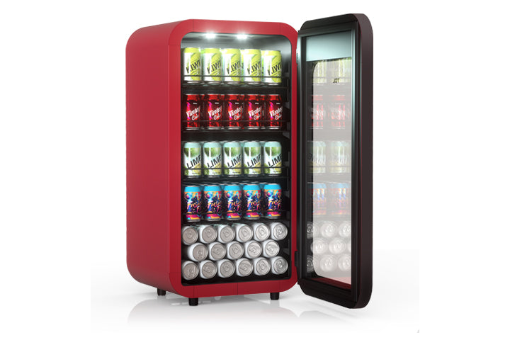 TCL 17.7 Inch 94 Cans Tech-Inspired Showcase Beverage Cooler