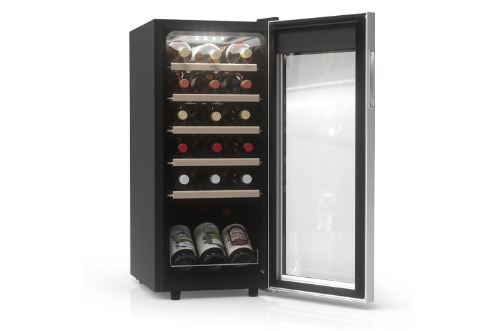 TCL 18 Bottles Single Temperature Zone Free Standing Wine Cooler - WC18L1S