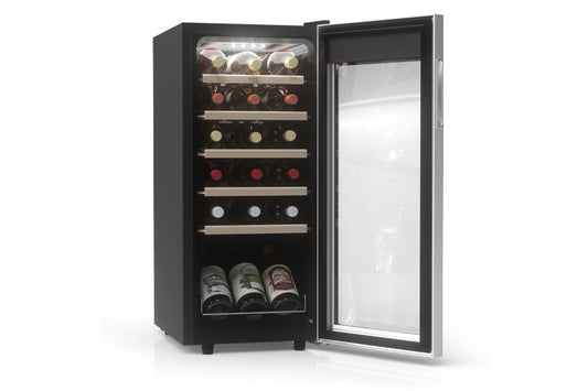 TCL 18 Bottles Single Temperature Zone Free Standing Wine Cooler - WC18L1S