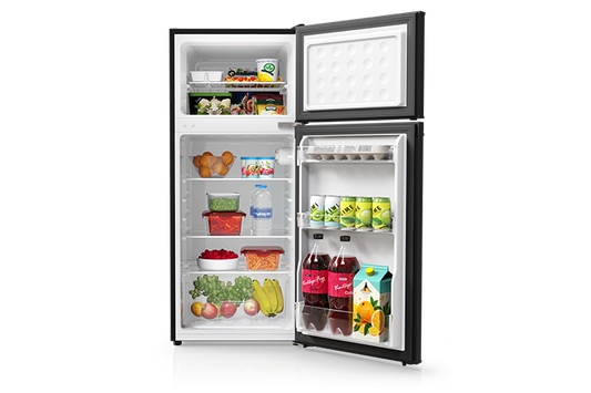 TCL 4.5 Cu.Ft. Two Door Refrigerator - Black