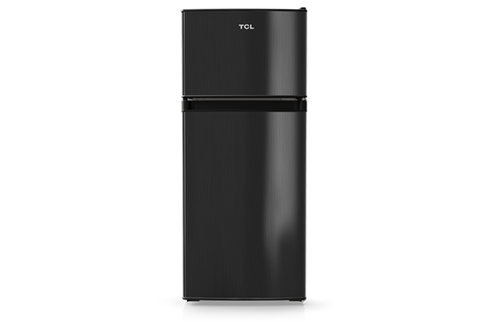 TCL 4.5 Cu.Ft. Two Door Refrigerator - Black Stainless Look