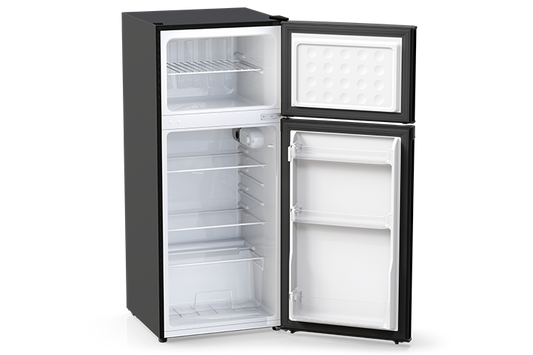 TCL 4.5 Cu.Ft. Two Door Refrigerator - Black