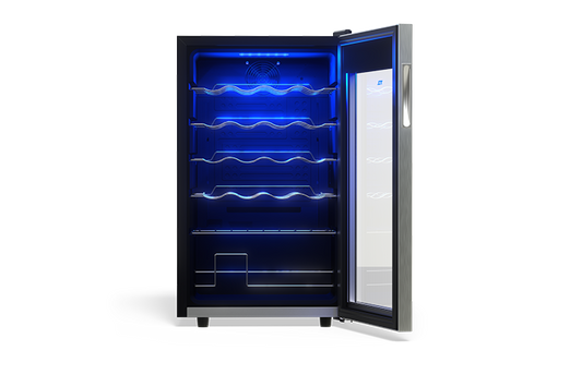 TCL 24 Bottles Single Temperature Zone Free Standing Wine Cooler - TRW24F6AS