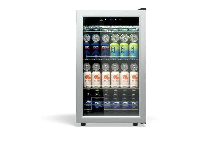 TCL 102 Cans Beverage Cooler - TRV102FAS