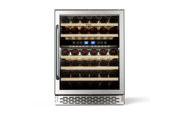 TCL 46 Bottles Dual Temperature Zones Free Standing Wine Cooler TCL 46 Bottles Dual Temperature Zones Free Standing Wine Cooler