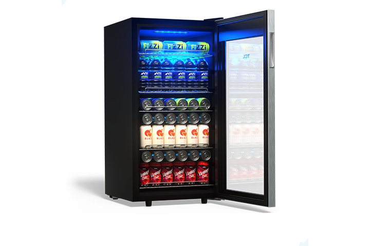 TCL 121 Cans Beverage Cooler - TRV121FAS