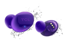TCL Sunrise Purple True Wireless In-ear Bluetooth Headphones - SOCL500TWS
