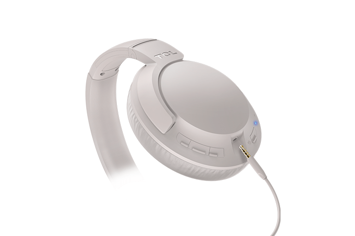 TCL Cement Gray On-Ear Sound Isolating Hi-Res Wireless Headphones with Built-in Mic - ELIT400BTWT