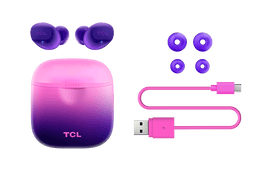 TCL Sunrise Purple True Wireless In-ear Bluetooth Headphones - SOCL500TWS