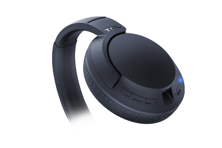 TCL Midnight Blue On-Ear Sound Isolating Hi-Res Wireless Headphones with Built-in Mic - ELIT400BTBL