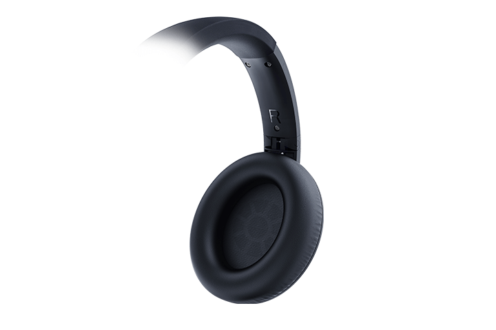 TCL Midnight Blue On-Ear Noise Cancelling Hi-Res Wireless Headphones with Built-in Mic - ELIT400NCBL
