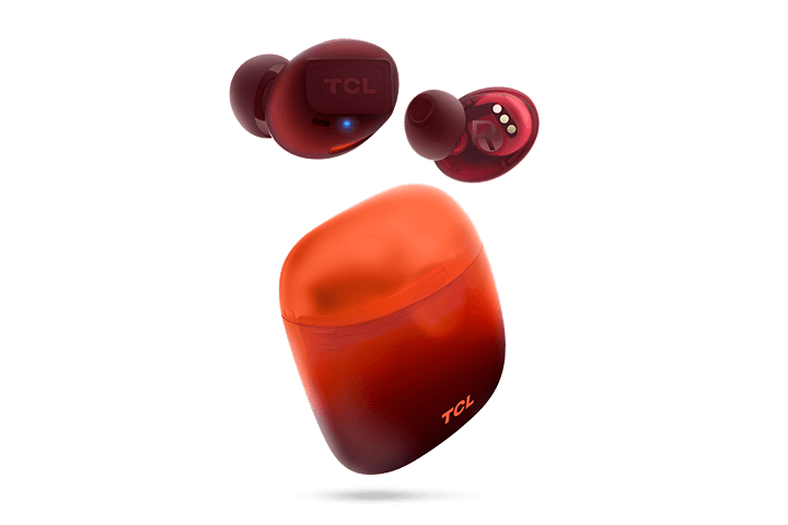 TCL Sunset Orange True Wireless In-ear Bluetooth Headphones - SOCL500TWS