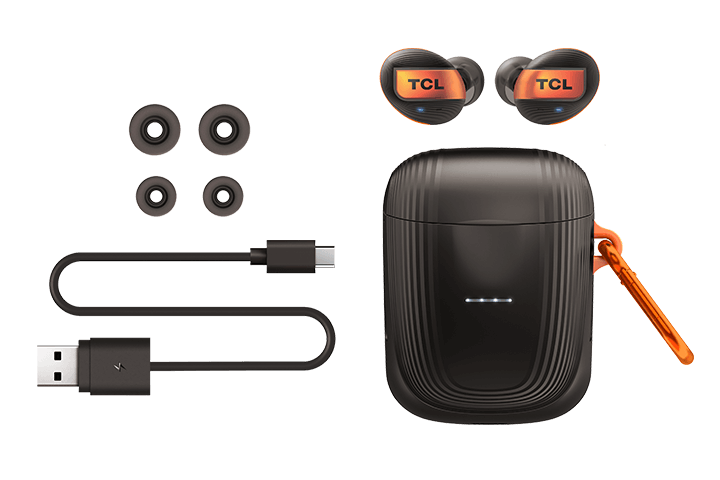 TCL Black True Wireless In-ear Bluetooth Headphones - ACTV500TWS