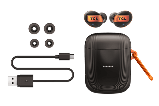 TCL Black True Wireless In-ear Bluetooth Headphones - ACTV500TWS