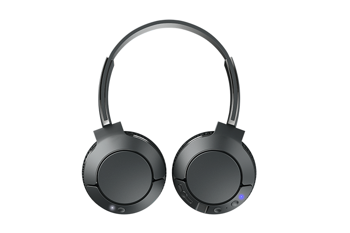 TCL Shadow Black Wireless On-ear Noise Cancelling Headphones with Mic - MTRO200NCBK