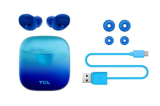 TCL Ocean Blue True Wireless In-ear Bluetooth Headphones - SOCL500TWS