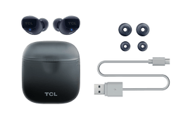TCL Phantom black True Wireless In-ear Bluetooth Headphones - SOCL500TWS
