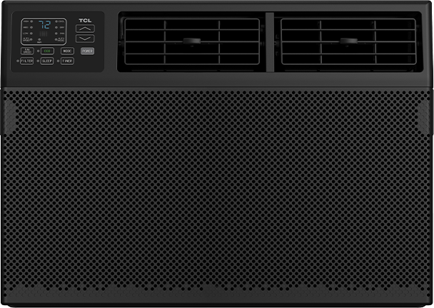 TCL 8,000 BTU Smart Window Air Conditioner, Black - W8W9E2-B3C