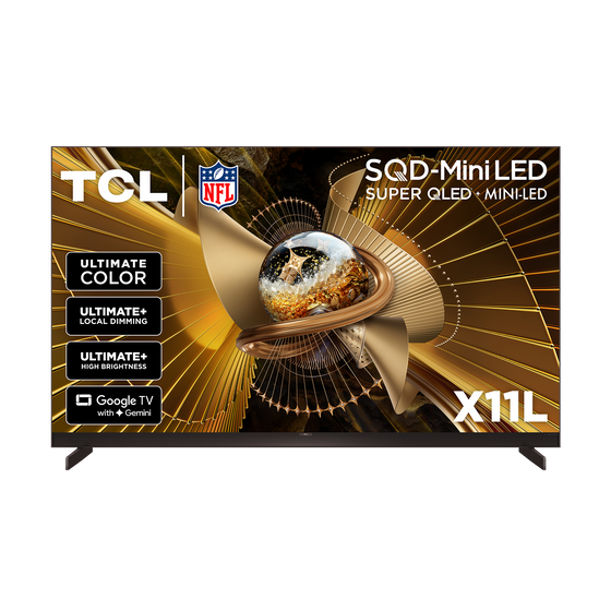 X11L Series 4K UHD HDR SQD-Mini LED Smart TV with Google TV –
