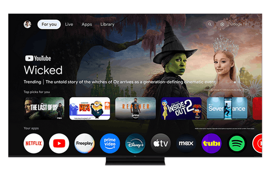 TCL 65" QM7L Series SQD-Mini LED 4K UHD HDR Smart TV with Google TV – 65QM7L