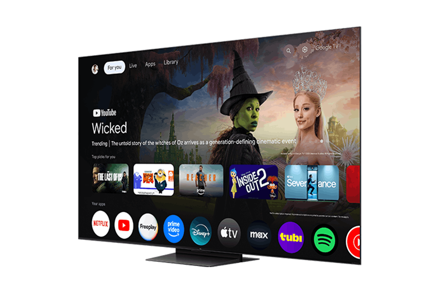 TCL 55" QM7L Series SQD-Mini LED 4K UHD HDR Smart TV with Google TV – 55QM7L