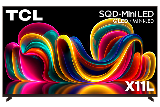 TCL 85" X11L Series 4K UHD HDR SQD-Mini LED Smart TV with Google TV – 85X11L