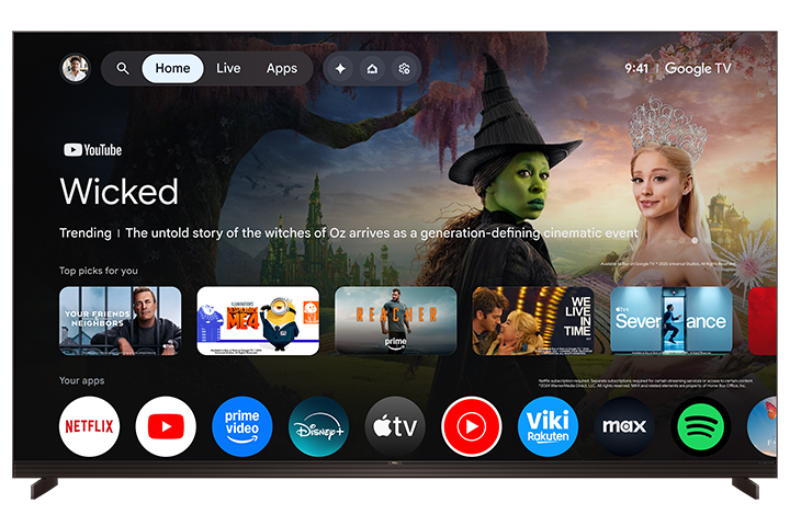 TCL 85" X11L Series 4K UHD HDR SQD-Mini LED Smart TV with Google TV – 85X11L