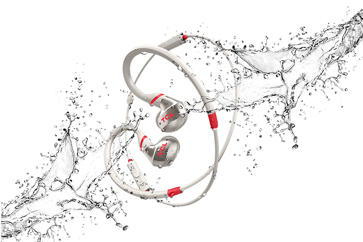 TCL Crimson White Wireless In-ear Bluetooth Headphones with Mic - ACTV100BTWT