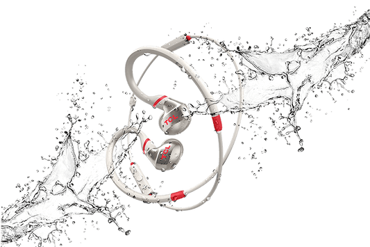 TCL Crimson White Wireless In-ear Bluetooth Headphones with Mic - ACTV100BTWT