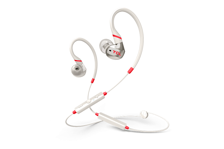 TCL Crimson White Wireless In-ear Bluetooth Headphones with Mic - ACTV100BTWT