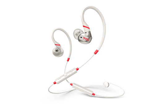 TCL Crimson White Wireless In-ear Bluetooth Headphones with Mic - ACTV100BTWT