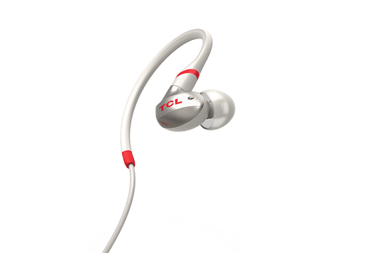 TCL Crimson White Wireless In-ear Bluetooth Headphones with Mic - ACTV100BTWT