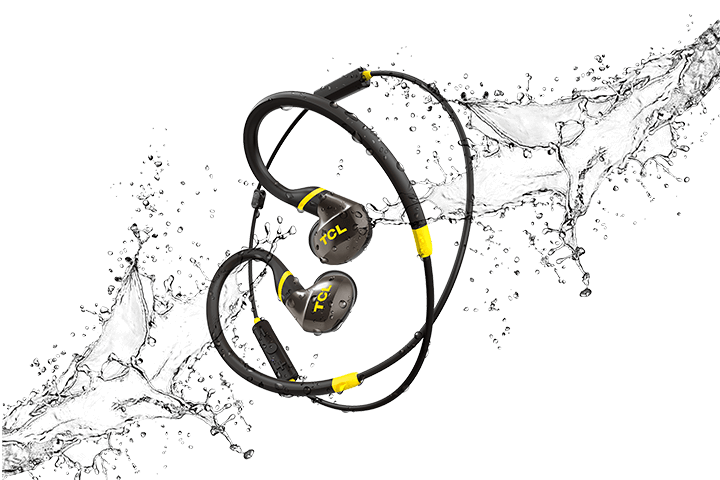 TCL Monza Black Wireless In-ear Bluetooth Headphones with Mic - ACTV100BTBK