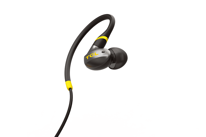 TCL Monza Black Wireless In-ear Bluetooth Headphones with Mic - ACTV100BTBK