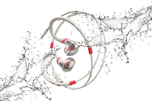 TCL Crimson White In-ear Headphones with Mic - ACTV100WT