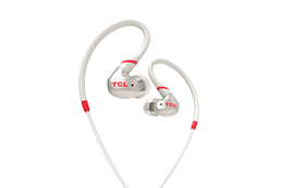 TCL Crimson White In-ear Headphones with Mic - ACTV100WT