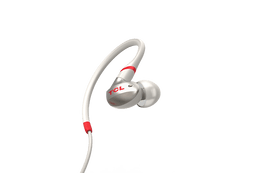 TCL Crimson White In-ear Headphones with Mic - ACTV100WT
