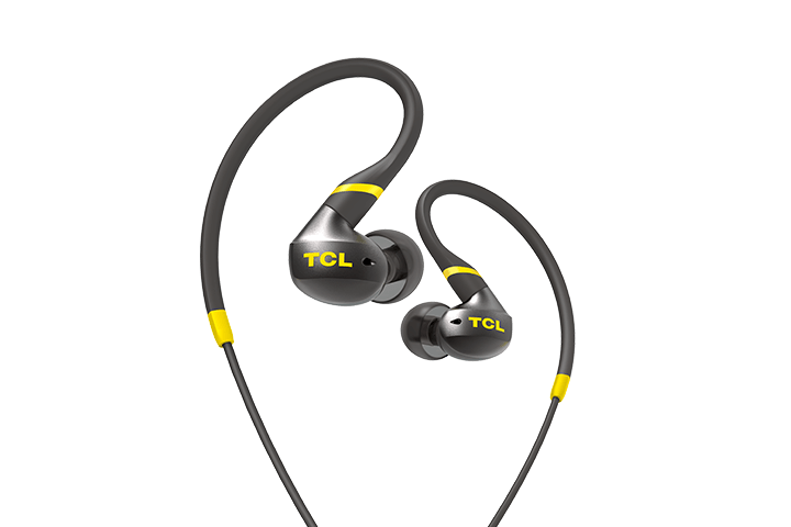 TCL Monza Black In-ear Headphones with Mic - ACTV100BK