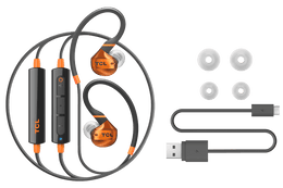 TCL Black Wireless In-ear Bluetooth Headphones with Mic - ACTV200BTBK