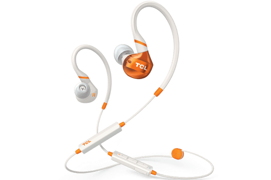 TCL White Wireless In-ear Bluetooth Headphones with Mic - ACTV200BTWT