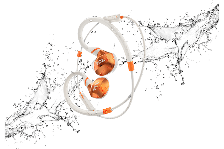 TCL White Wireless In-ear Bluetooth Headphones with Mic - ACTV200BTWT