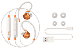 TCL White Wireless In-ear Bluetooth Headphones with Mic - ACTV200BTWT