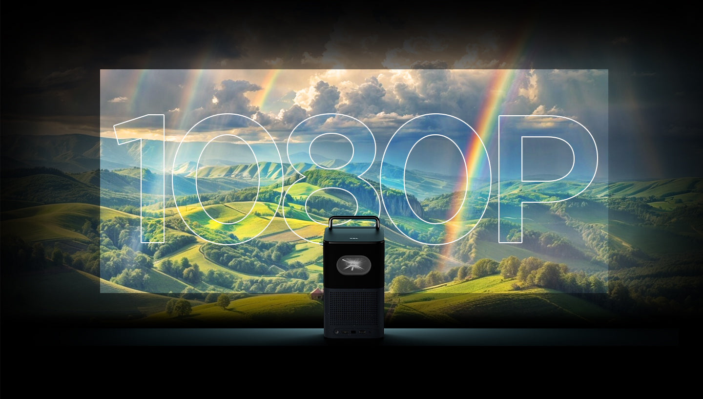 TCL A1 1080p FHD Smart Projector with Google TV and Netflix