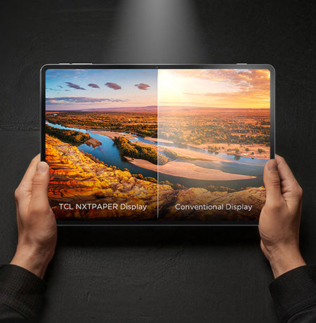 TCL TAB A1 Plus tablet image about NXTPAPER display